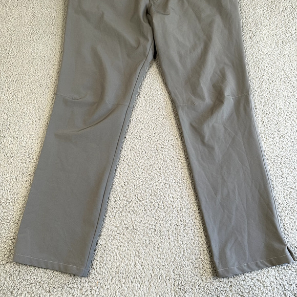 Yogasmoga Pants Men's XL Gray D'or Hybrid Straight Leg Activewear Zip Pocket - Picture 3 of 15